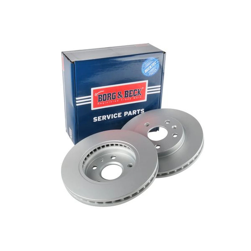 Borg & Beck 2 x Front Brake Discs BBD4641