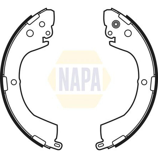 NAPA Brake Shoe Set Axle Kit NBS1032