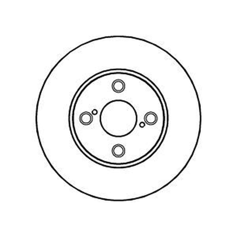 Abtex 2 x Vented Front Brake Discs BD1064V