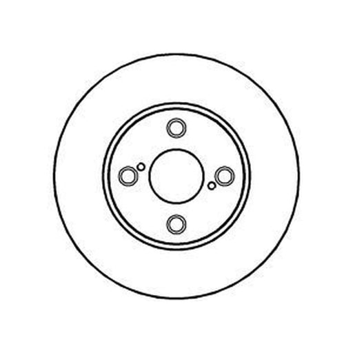 Abtex 2 x Vented Front Brake Discs BD1064V