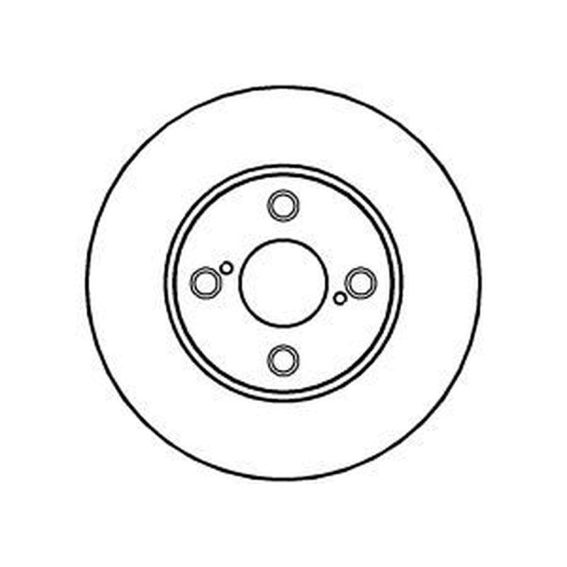 Abtex 2 x Vented Front Brake Discs BD1064V