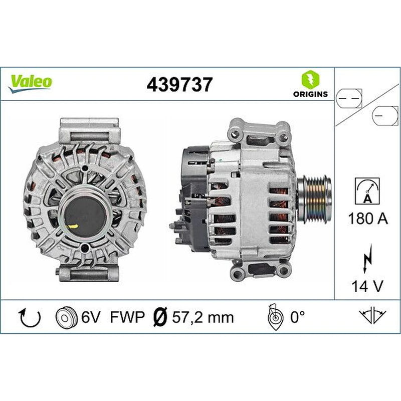 Valeo Car Alternator 12V 439737