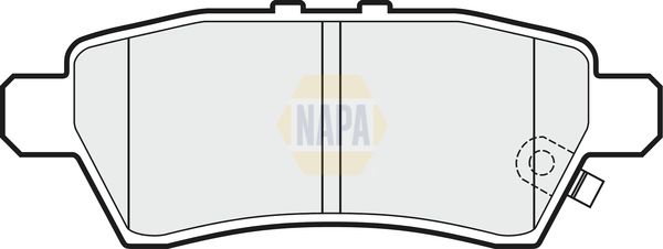 NAPA Front Vented & Rear Vented Brake Discs & Pads fits INFINITI NISSAN RENAULT
