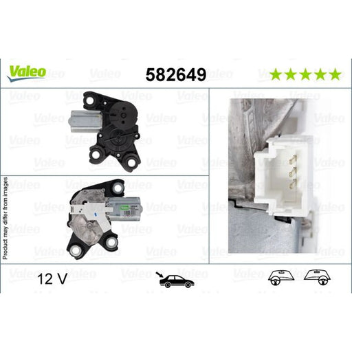 Valeo Front/Rear Wiper Motor Rear 582649