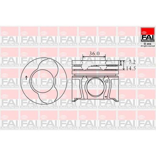 FAI Piston Cylinder Bore = PK3-000