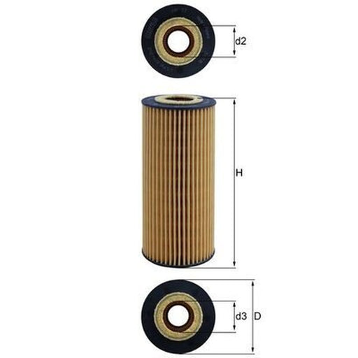 Mahle Automatic Transmission Hydraulic Filter HX 77