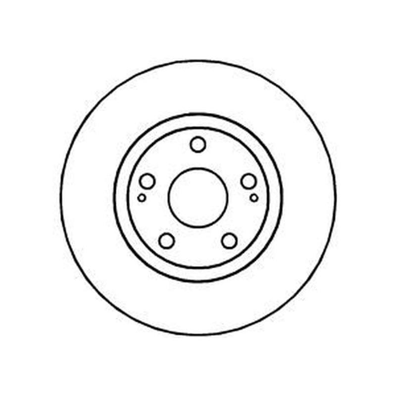 Abtex 2 x Vented Front Brake Discs BD1429V