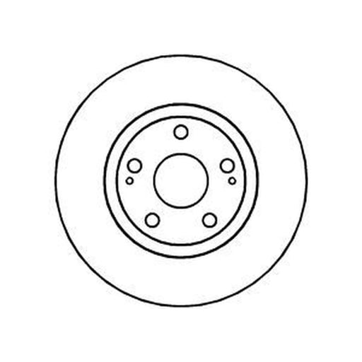 Abtex 2 x Vented Front Brake Discs BD1429V