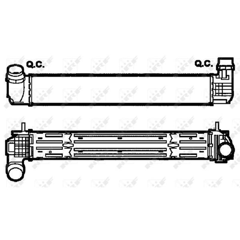 NRF Intercooler (Charge Air Cooler) 30268