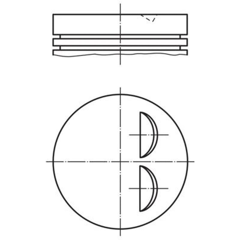 Mahle Piston Cylinder Bore = 92mm 011 42 00