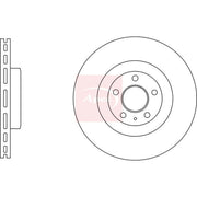 Apec 2 x Vented Front Brake Discs DSK4161