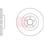 Apec 2 x Vented Rear Brake Discs DSK4151