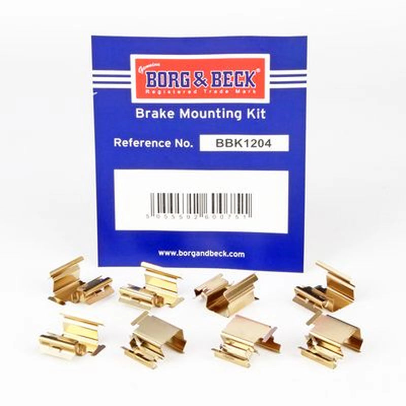 Borg & Beck Brake Pad Accessory Fitting Kit Front BBK1204