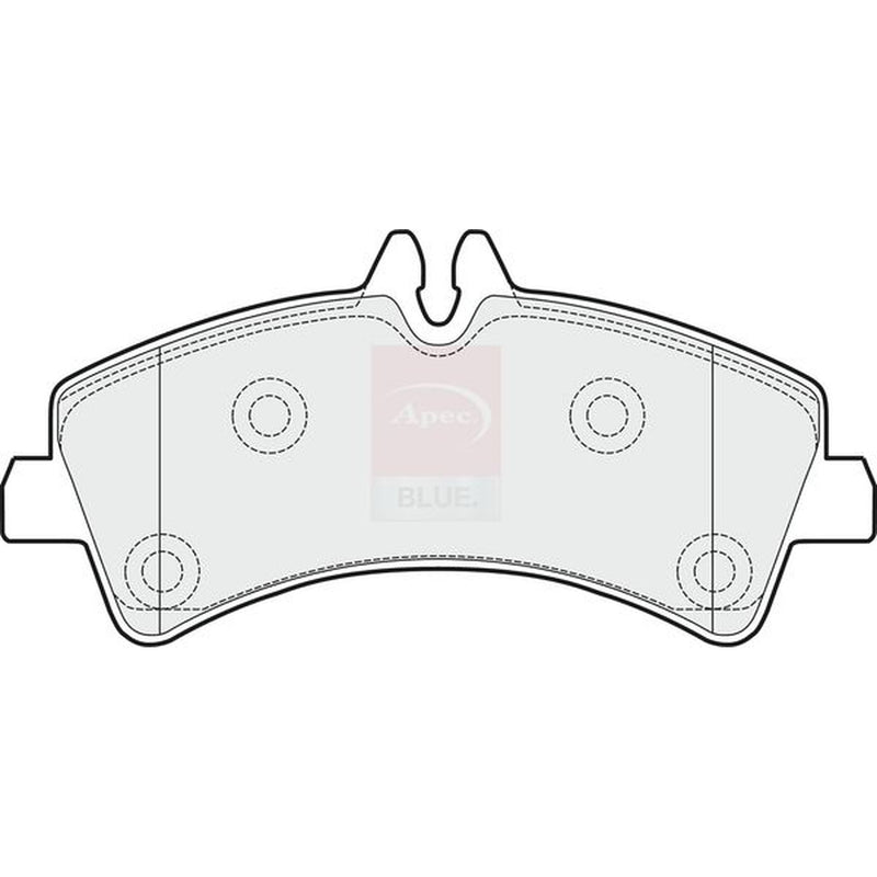 Apec Rear Brake Pad Set PD3211