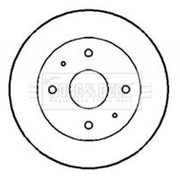 Borg & Beck 2 x Vented Front Brake Discs BBD4145