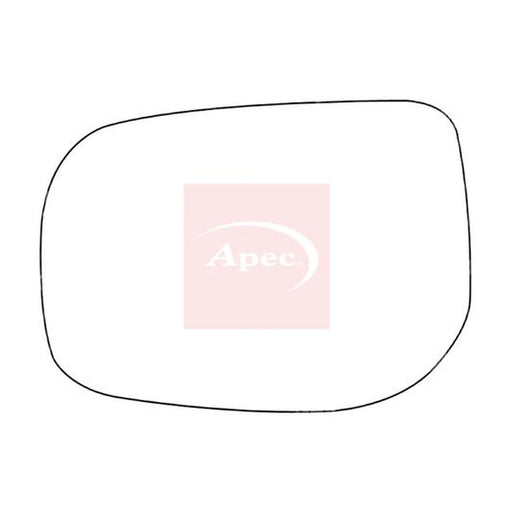 Apec Exterior Wing Mirror Glass Left AMS2189