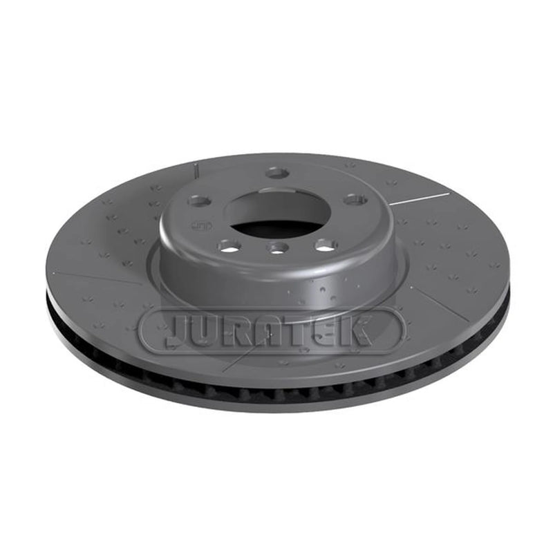 Juratek 2 x Perforated/Vented Front Brake Discs BMW174