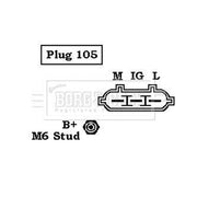 Borg & Beck Car Alternator 12V BBA2942