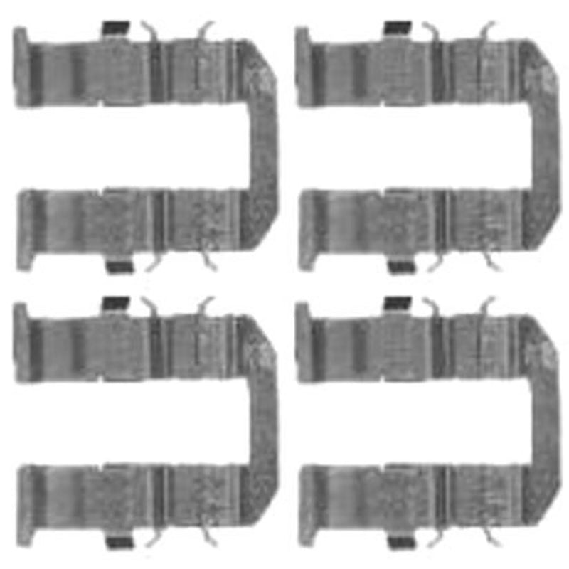 Textar Brake Pad Accessory Fitting Kit Rear 82076000