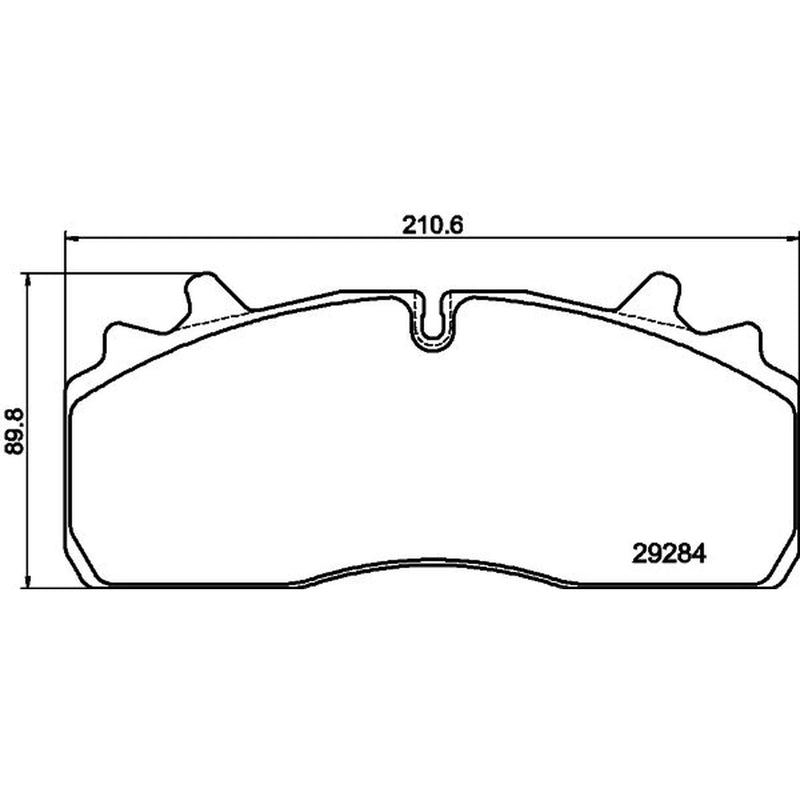 DON Rear Brake Pad Set CVP116K