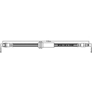 Abtex Brake Hydraulic Hose Line Rear ABH1190
