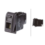 Hella Hazard Warning Light Switch 8 Connectors 6HH 007 832-721