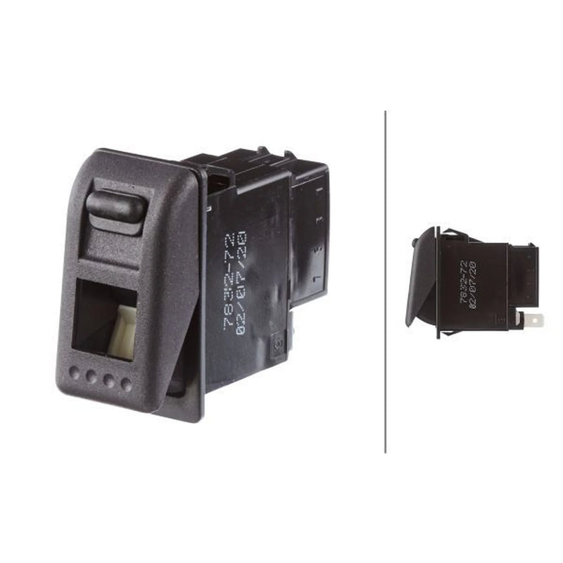 Hella Hazard Warning Light Switch 8 Connectors 6HH 007 832-721