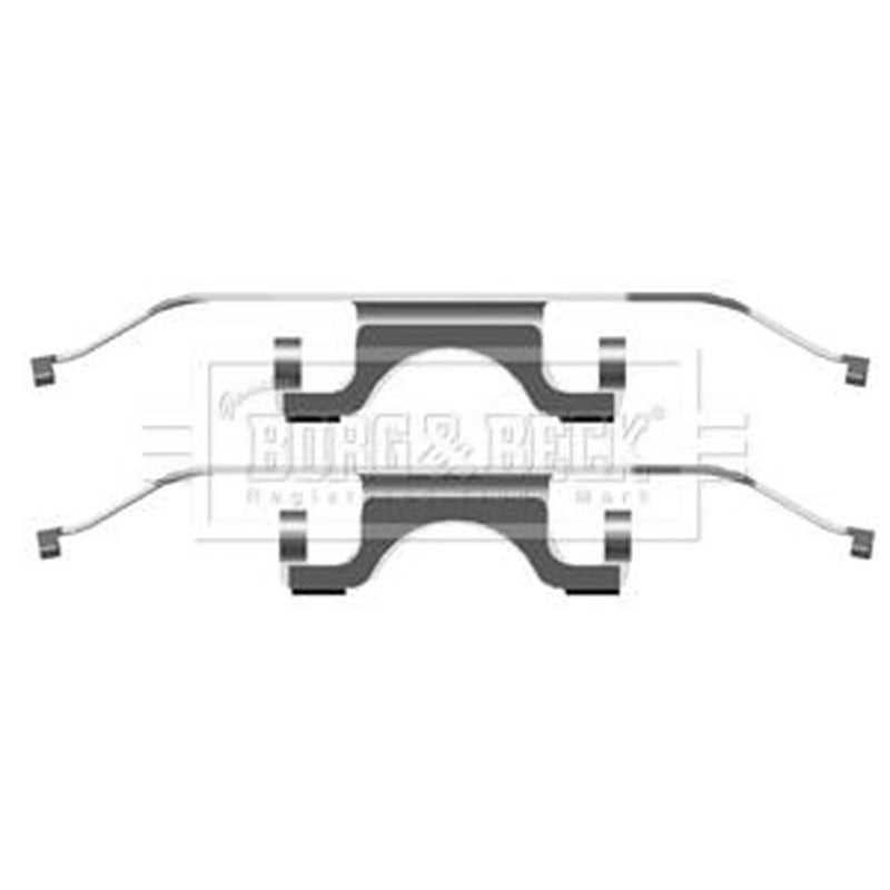 Borg & Beck Brake Pad Accessory Fitting Kit Front BBK1492