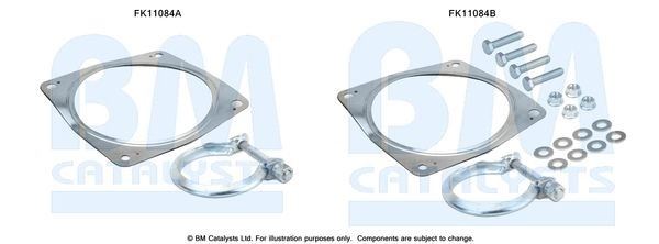 BM Catalysts FK11084B Soot/Particulate Filter Mounting Kit Fits Citroen Peugeot BM - Town Parts
