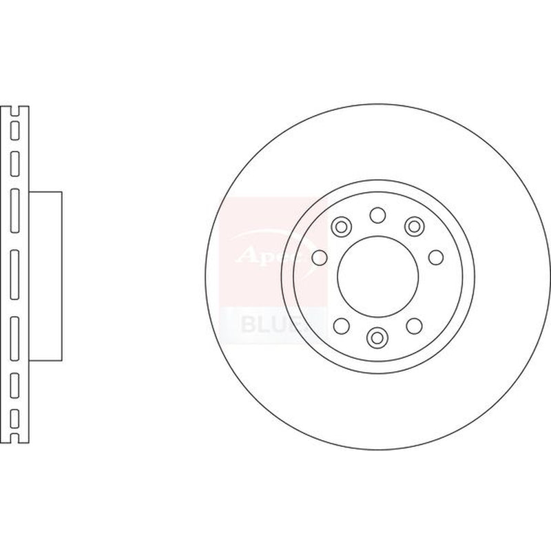 Apec 2 x Front Brake Discs SDK6939