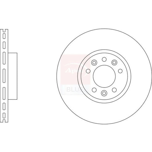 Apec 2 x Front Brake Discs SDK6939