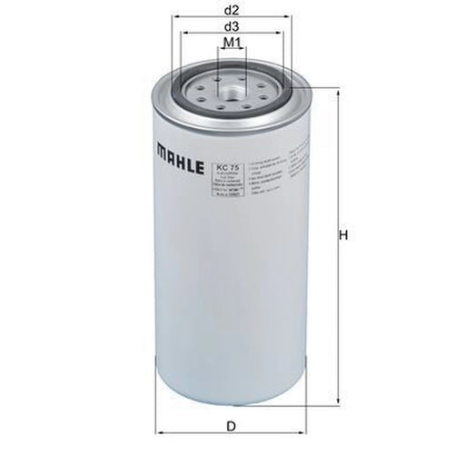 Mahle Fuel Filter Element KC 75