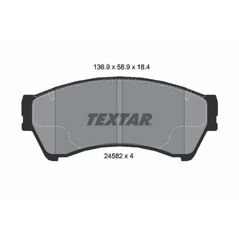 Textar Brake Pad Set 2458201