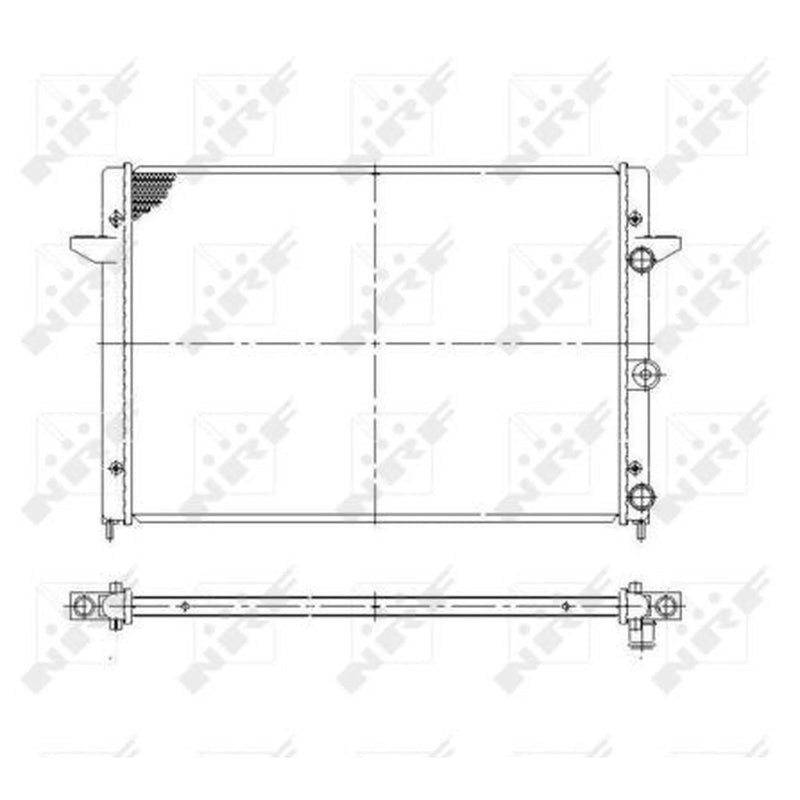 NRF Engine Radiator 58027