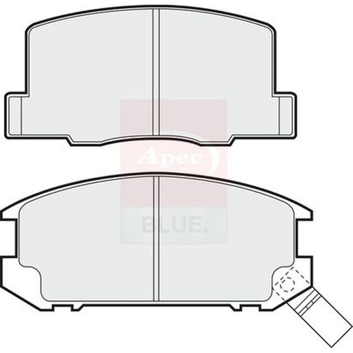 Apec Rear Brake Pad Set PD3406