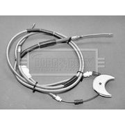 Borg & Beck Handbrake Cable Left Rear BKB1015