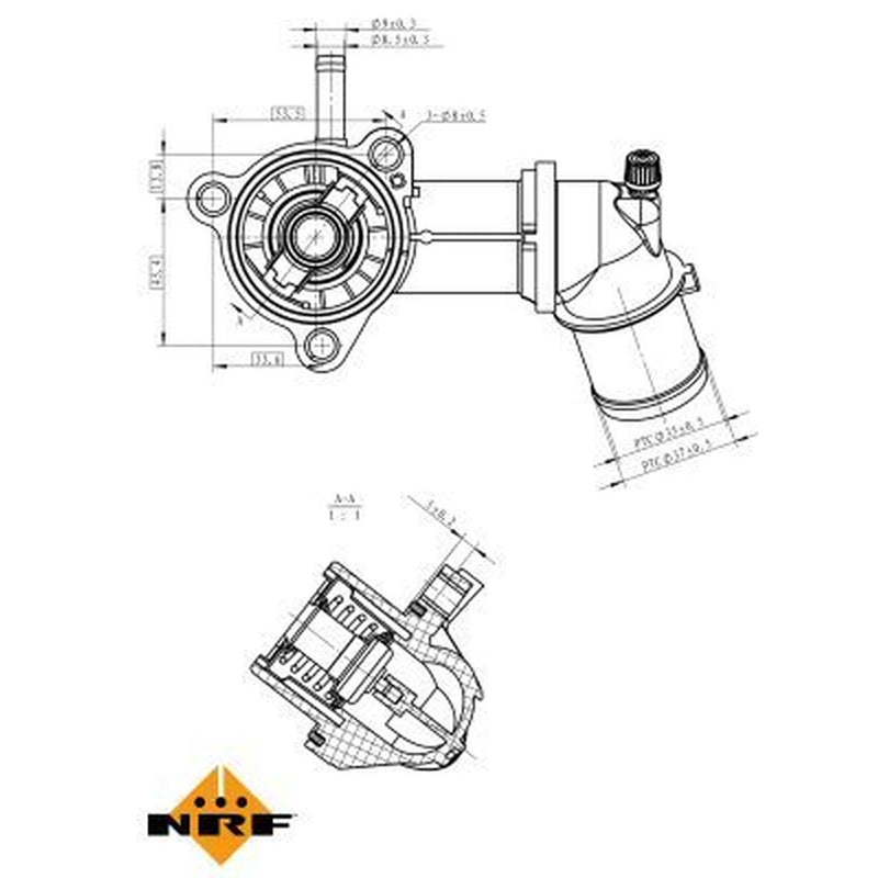 NRF Thermostat,Coolant 725164
