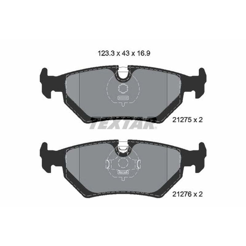 Textar Rear Brake Pad Set 2127504