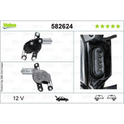 Valeo Front/Rear Wiper Motor Rear 582624