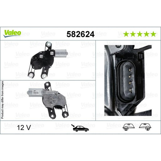 Valeo Front/Rear Wiper Motor Rear 582624