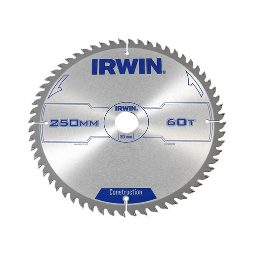 IRWIN® General Purpose Table & Mitre Saw Blade 250 x 30mm x 60T ATB - 1907700