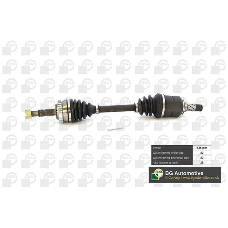 BGA CV Drive Shaft Driveshaft Front Left DS9500LA
