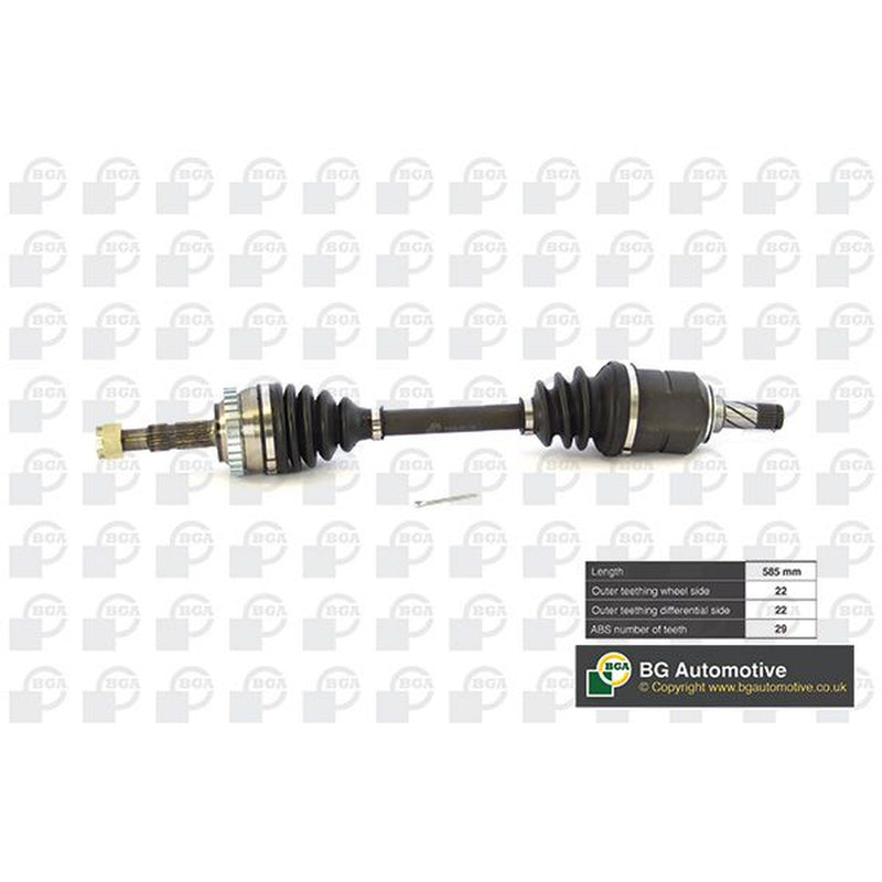 BGA CV Drive Shaft Driveshaft Front Left DS9500LA