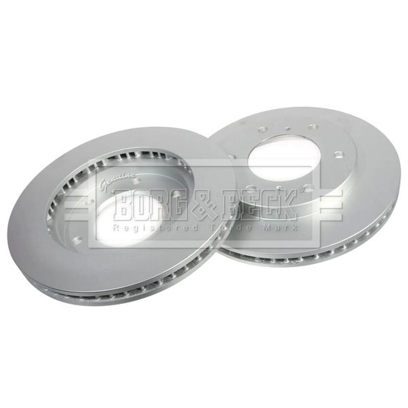 Borg & Beck 2 x Vented Front Brake Discs BBD4357