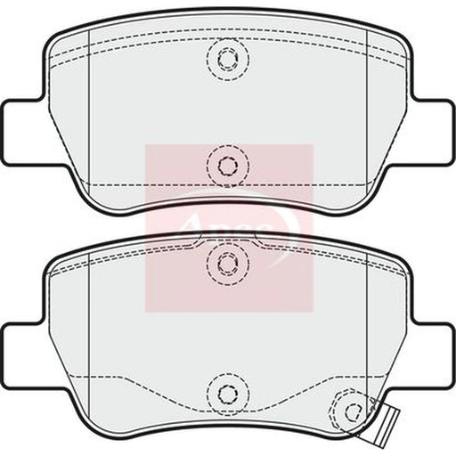 Apec Rear Brake Pad Set PAD1723