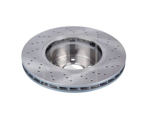 Febi 2 x Brake Disc Set Perforated/Vented Front