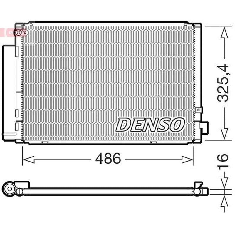 Denso Air Conditioning Condenser DCN50126