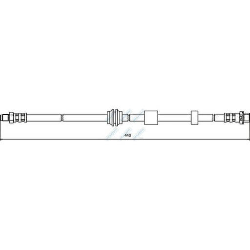 Apec Brake Hydraulic Hose Line Front BHO4238