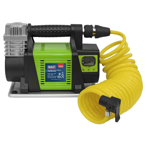 Sealey Digital Tyre Inflator 12V Heavy-Duty MAC05D Sealey  - Town Parts