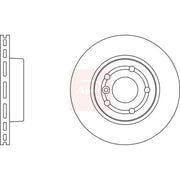 Apec 2 x Front Brake Discs DSK933